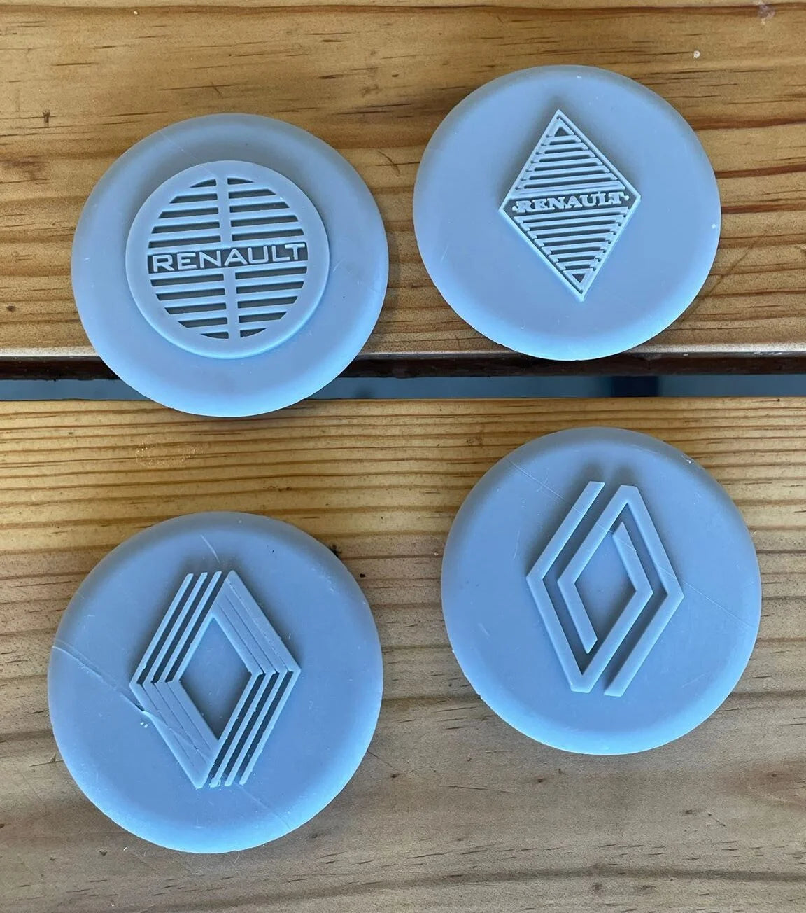 Cache moyeux / centre de roue avec logo Renault
